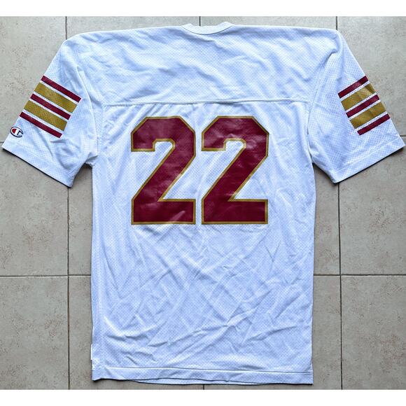 Doug FLUTIE #22 Boston College Eagles 80s CHAMPION jersey L white NCAA vintage - Picture 5 of 9